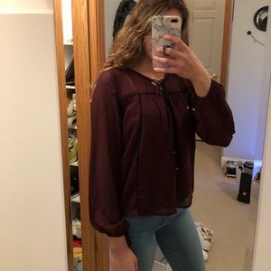 Maroon long sleeve